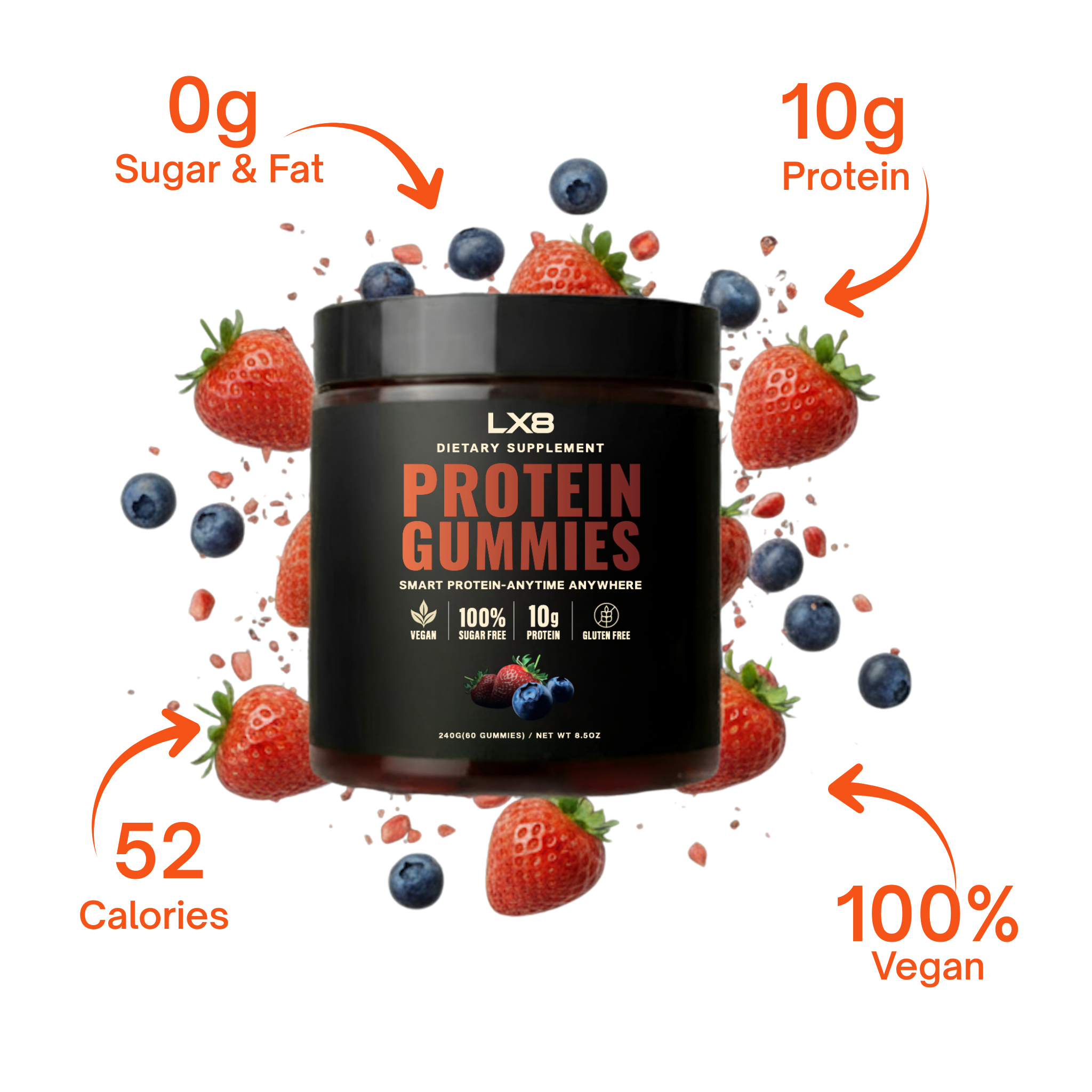 LX8 Protein Gummies